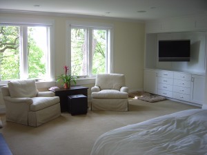 Master bedroom remodel
